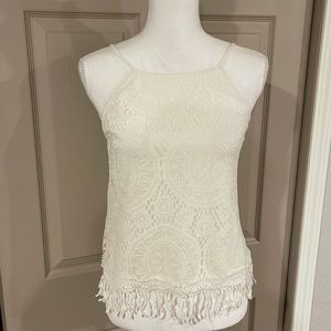 Very Cute fringe bottom Tank